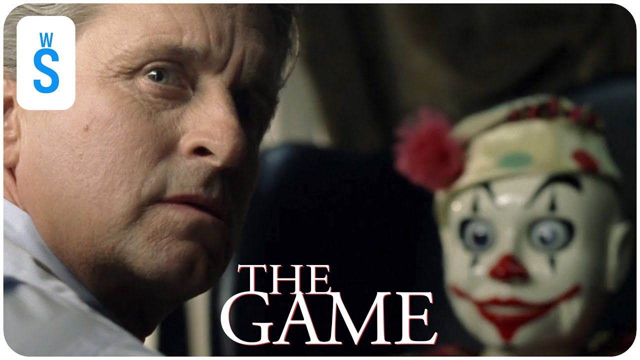 The Game (1997) | Scene: Nicholas returns home and finds a clown doll