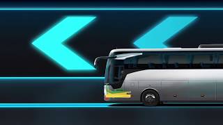 The new Mercedes-Benz Tourismo - Front Collision Guard (FCG) - Animation | AutoMotoTV