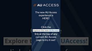 New AU Access!
