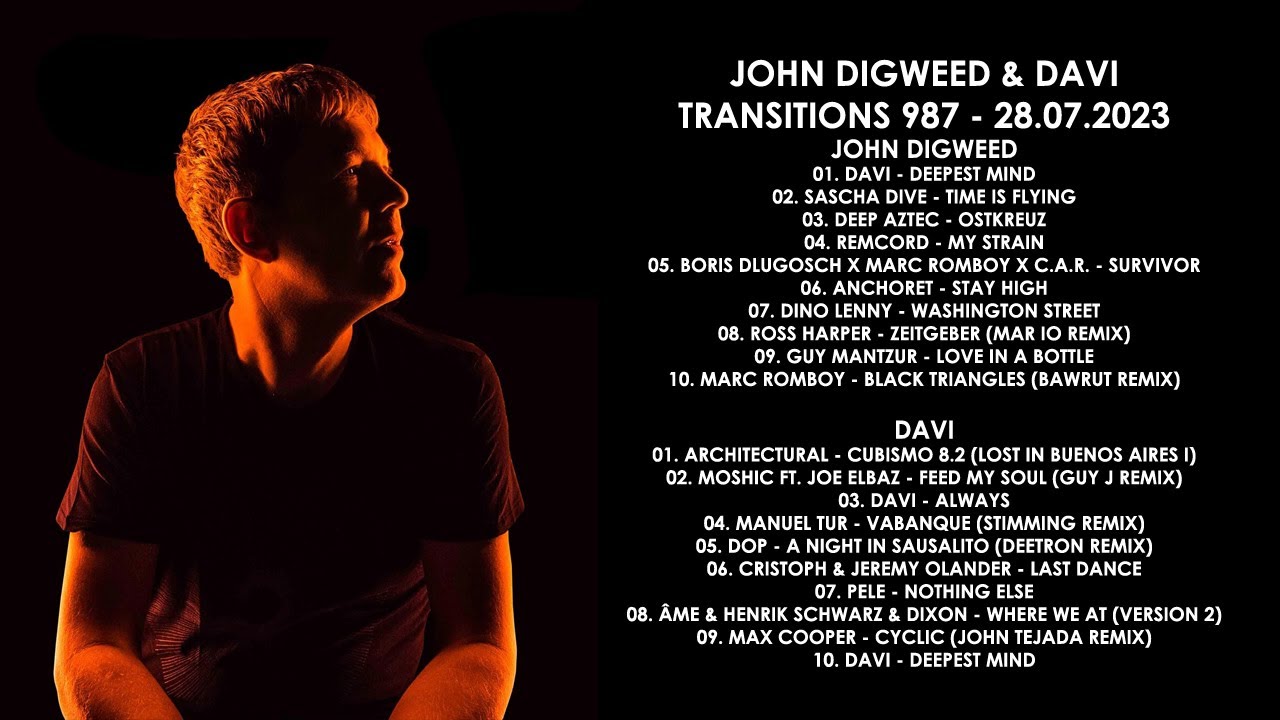 JOHN DIGWEED (UK) & DAVI (USA) @ Transitions 987 28.07.2023