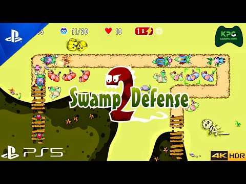 Swamp Defense 2 (PS5) - Gameplay 4K