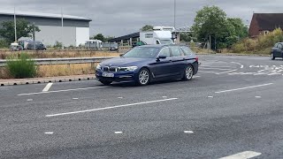 West Mercia Police Unmarked BMW 5 Series Responding Lights and Sirens!