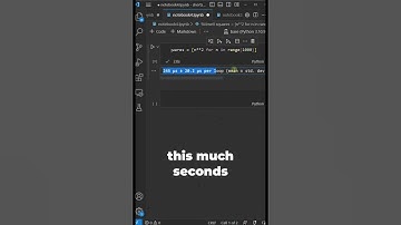 How to evaluate code performance in Python in one minute | #shorts #youtubeshorts