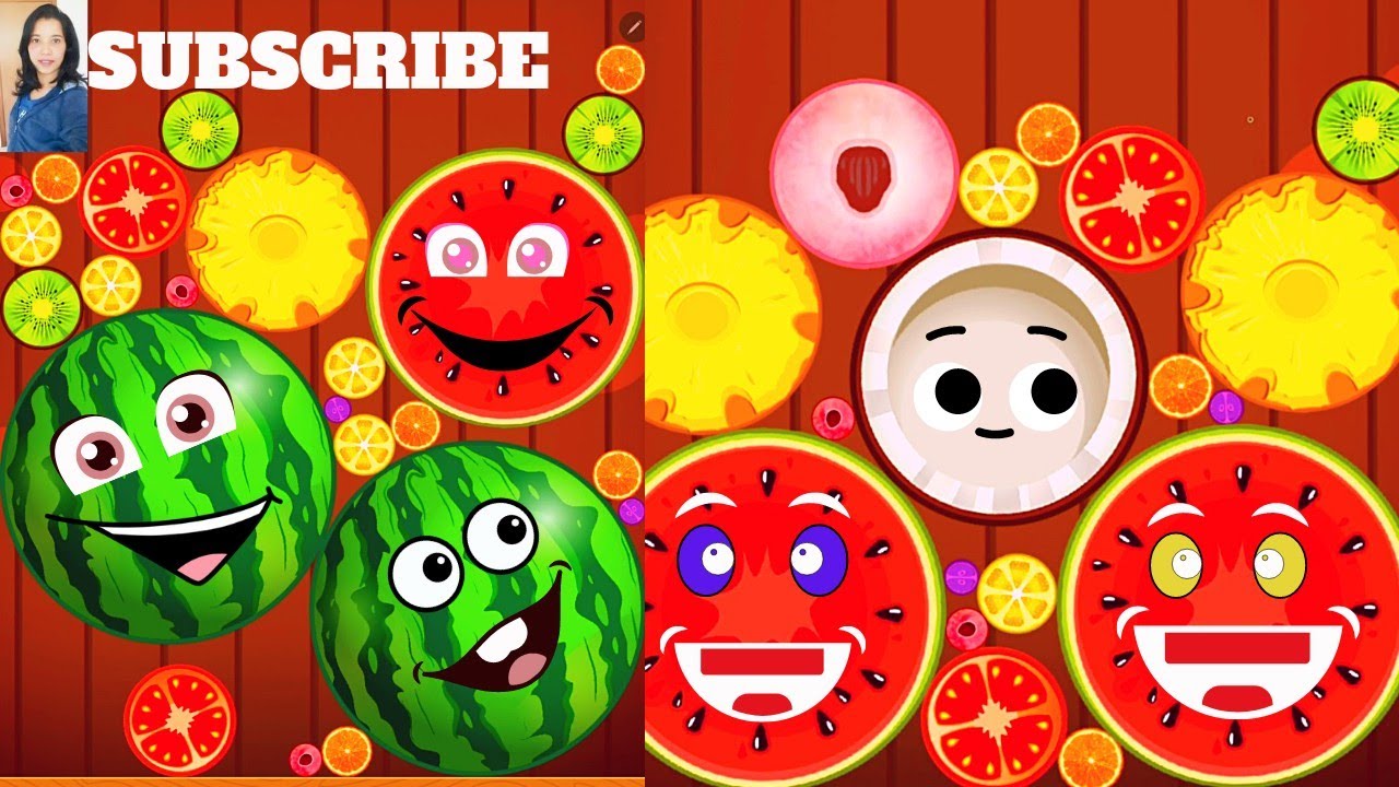 Fruit Fusion New 2048-style game walkthrough gameplay 