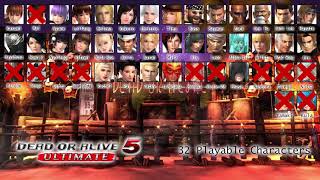 Dead or Alive All Playable Characters from 1 to 6 (1996 to 2020)