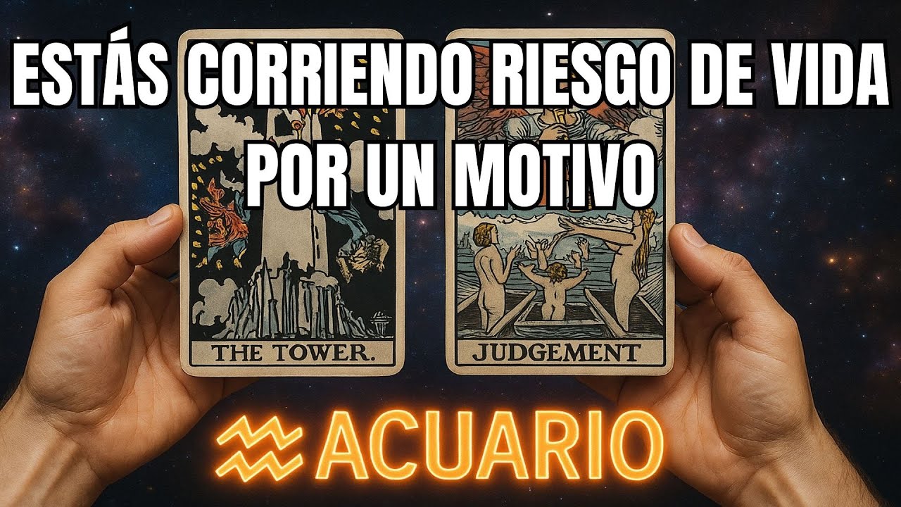 ACUARIO♒ESTÁN EN PELIGRO MORTAL ⚠️EL PELIGRO SE ACERCA 🔥 LO REVELO TODO 🔮 NO LO IGNOREN