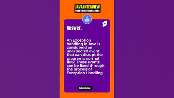 what is an exception in java #shorts #shortvideo #viral