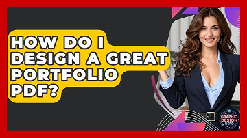 How Do I Design A Great Portfolio PDF? - Graphic Design Nerd