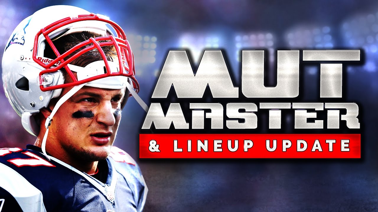 MUT MASTER COMPLETE! 95 GRONKOWSKI and FULL LINEUP UPDATE! Madden 17 Ultimate Team