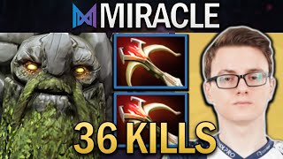Tiny Dota 2 Gameplay Nigma.Miracle with 36 Kills and Dual Daedalus