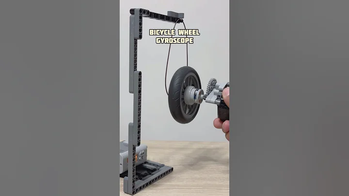 Bicycle Wheel Gyroscope Experiment (Full Video) #physics #science #stem #experiment #lego