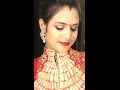 karva chauth makeup and hair style tutorial