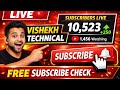 🤑IGet 1000+ Subscribe Free |🔴 Live Channel Checking And Free Promotion | Free Promotion