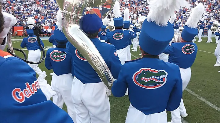 University of Florida Gator Band Pregame Show Tuba POV  |  UF vs FAU 9-4-2021  |  Tuba-vision