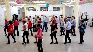 Baile en Línea 2019 - La chica de rojo (Los Palmeras)