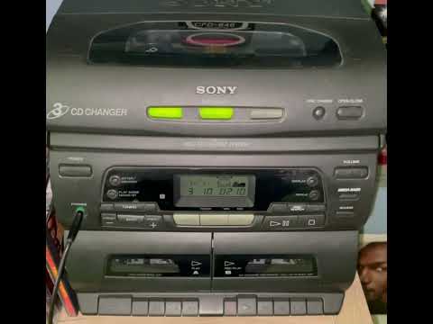 Sony CFD-646 CD Stereo System Still Working After Over Years Old Sony CFD-646 CD Stereo System Still Working After Over Years Old