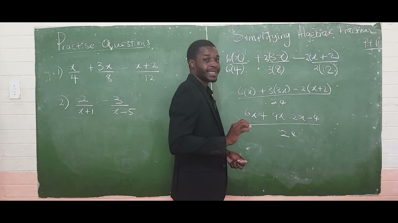 Simplifying Algebraic fractions part 1 - YouTube