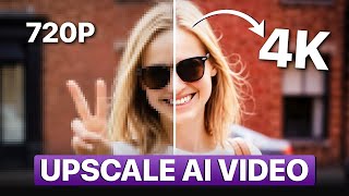 Best AI Tool to Upscale Video Quality (4k)