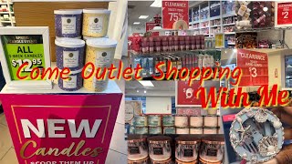 BATH AND BODY WORKS OUTLET WALK THROUGH ! FEAT. NEW CANDLES ! $2 FULL SIZE ITEMS + MORE