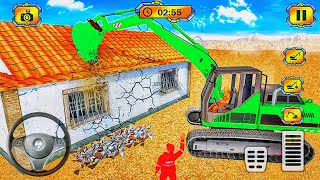 Real City Construction Simulator 3D - City Road Builder Excavator Trucks - Android Gameplay  screenshot 5