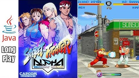 Street Fighter Alpha - Java Game (Arcade) (Hard) KEN