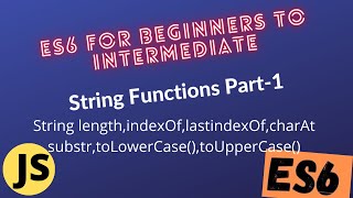 08-String Functions in Javascript-Part1