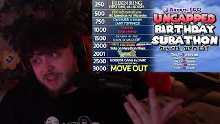 INFO - BIRTHDAY SUBATHON MAY 7th 2026