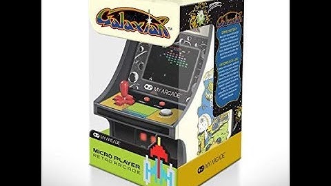 ATTACK OF THE MINI ARCADE CABINETS! My Arcade Galaxian Micro Player Retro Arcade review.