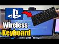 How to Connect Wireless Keyboard to PS5 - Bluetooth Tutorial