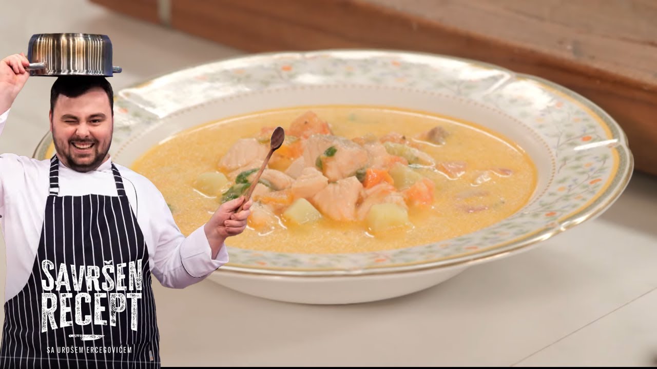 Savršen recept - Čorba od lososa i krompir punjen musom od lososa | Norveška kuhinja