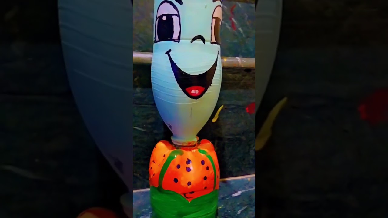 Reuse Cold drink bottle # bottle craft 