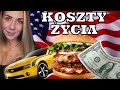 KOSZTY ŻYCIA W AMERYCE - JEDZENIE, RACHUNKI, UBEZPIECZENIE, PODRÓŻE