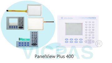 AB PanelView Plus 400 2711P-K4 / 2711P-B4 Keypad repair with Touch Screen Glass LCD Display replaced