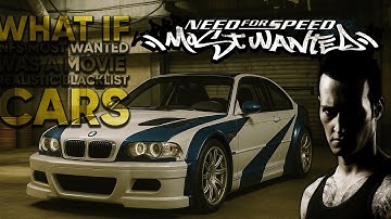 What If NFS Most Wanted Was a Movie? Realistic Blacklist Cars!