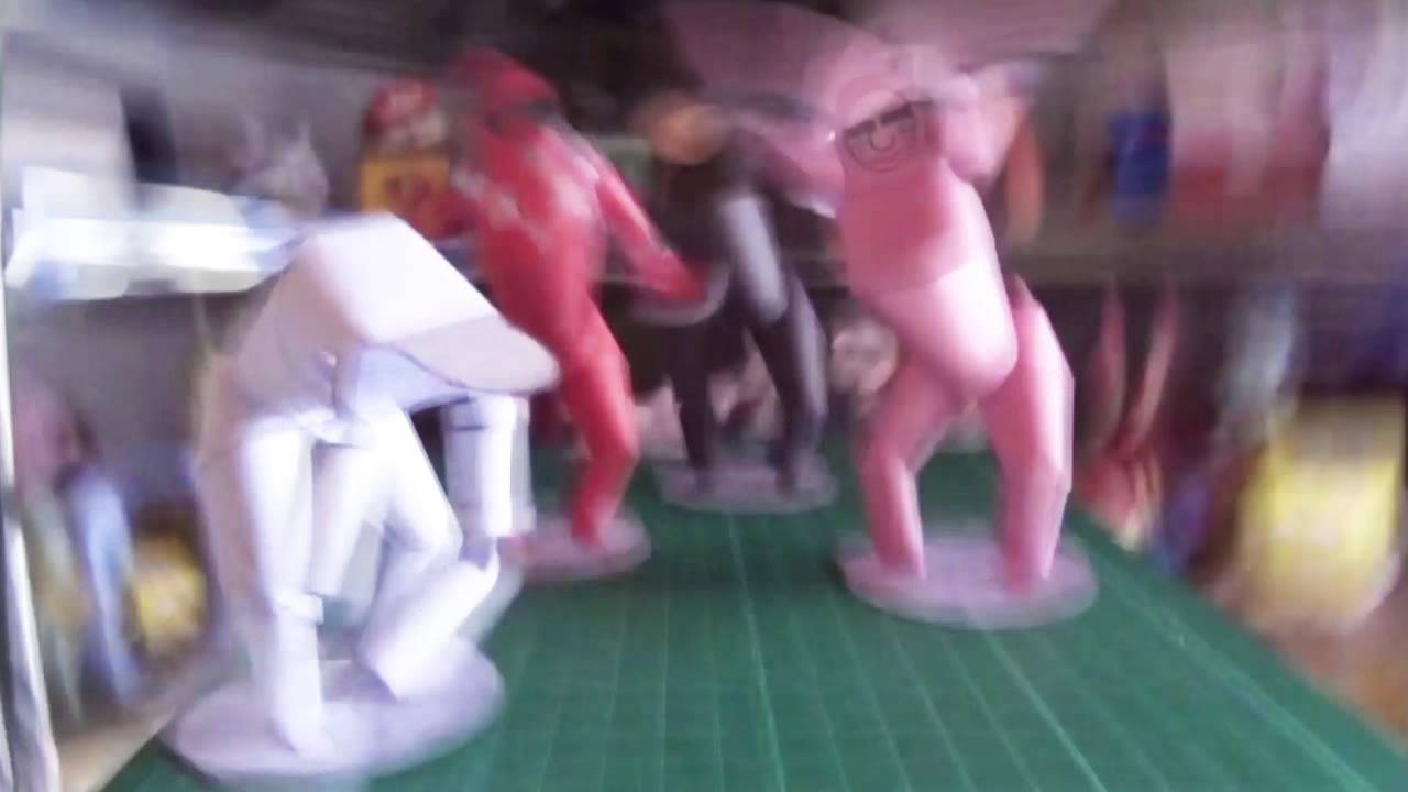 Paper Harlem Shakers