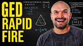 Rapid Fire GED Questions under 30min