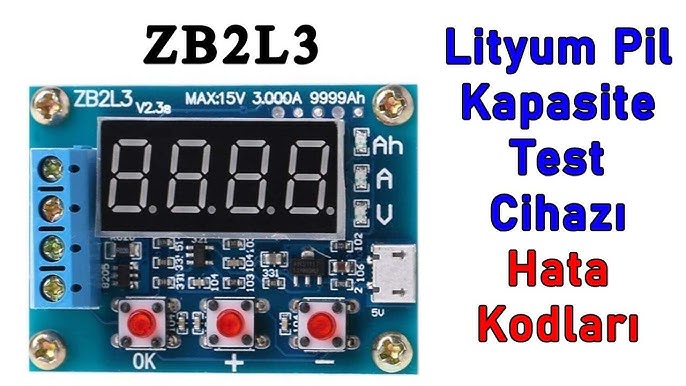 ZB2L3 Battery Capacity Tester Module