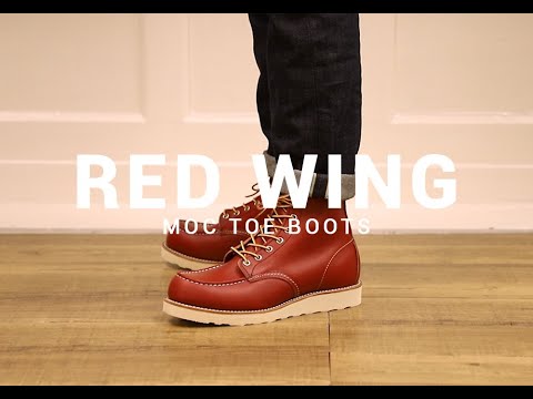 Red Wing Moc Toe Boots - A Closer Look 