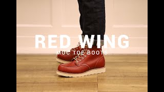 Red Wing Moc Toe Boots - A Closer Look + On Foot!