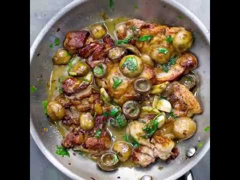 Garlic Butter Chicken and Mushrooms Recipe