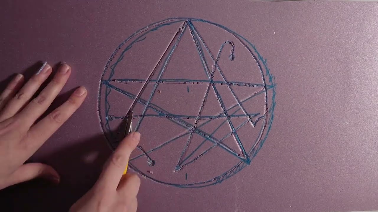 How I Made a Cthulhu Gateway Door Decoration for my Apartment #halloween