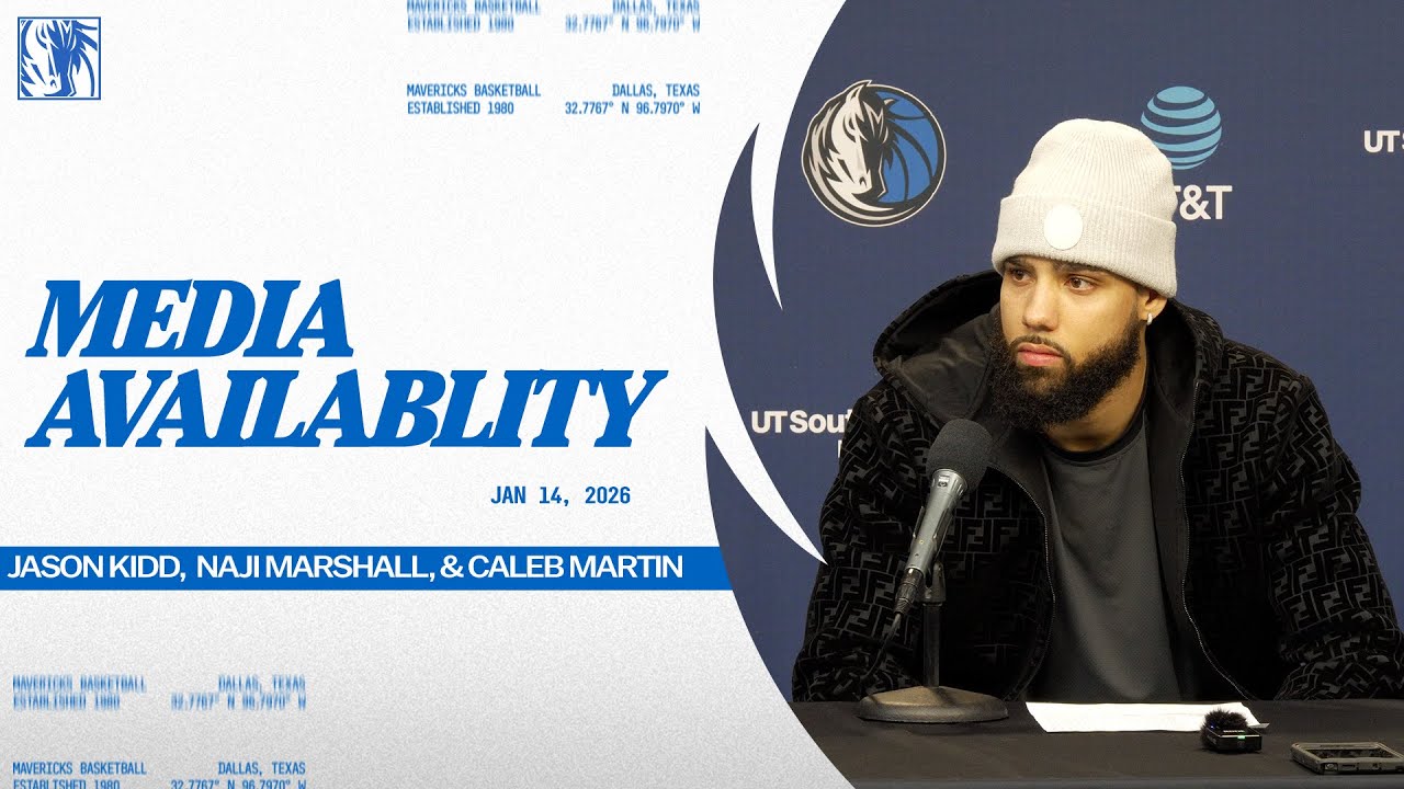 Jason Kidd, Naji Marshall & Caleb Martin | Media Availability vs DEN | 01/14/26