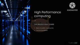 L 9  basics of parallel computing, data and functional parallelism