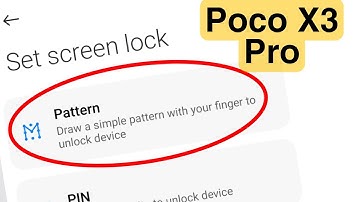 How to Change Poco X3 Pro Pattern Lock | Poco X3 Pro Screen Lock Pattern Settings