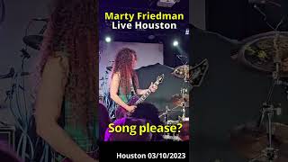 Anyone knows this song by Marty Friedman? Houston LIVE 2023 #shorts #guitar #guitarsolo