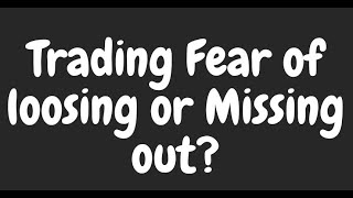 Trading Fear of Loosing or Missing Out? Bank Nifty Option Trading Live !!