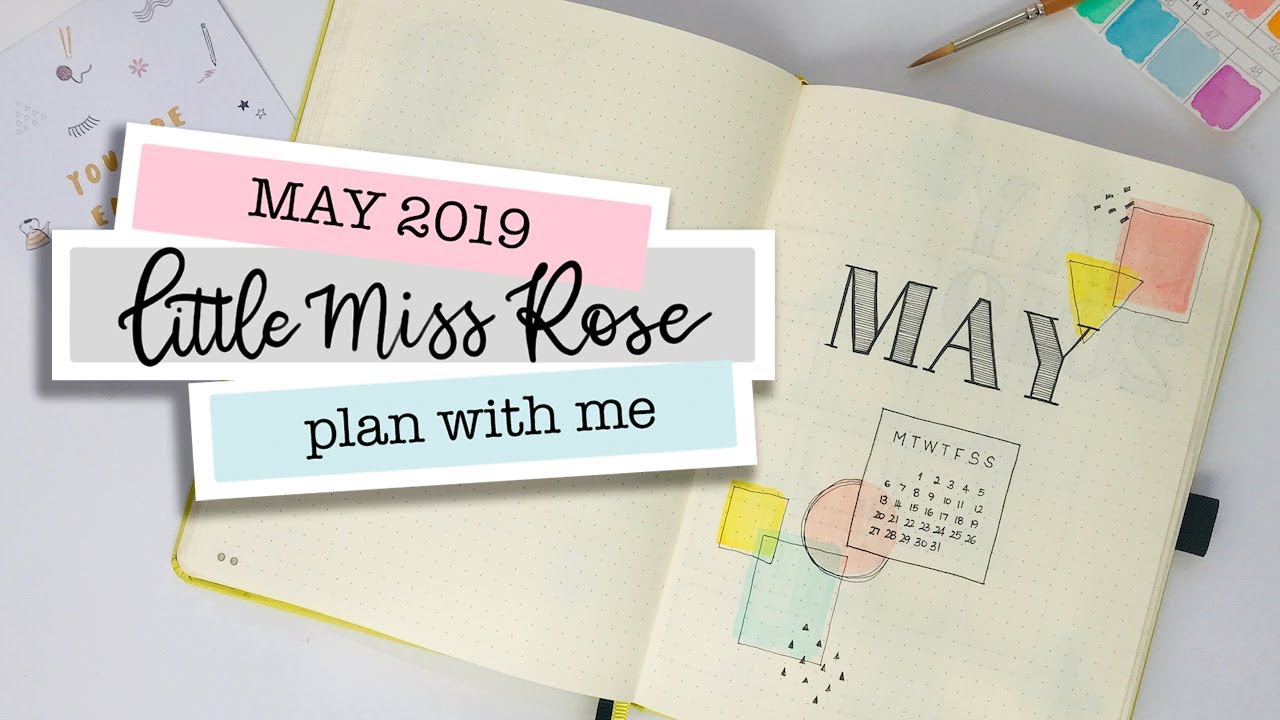 Plan With Me | May 2019 | Bullet Journal Simple Theme