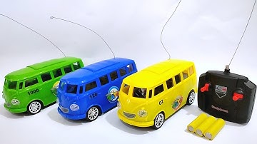 Unboxing & Testing 3 Rc Cars The Little Combi Bus Tayo Remote Control Video &