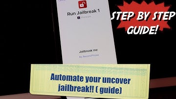Automate YOUR Uncover jailbreak ( iOS 12.0-12.1.2)- HERVEs WORLD- Episode 252