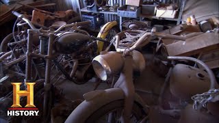 American Pickers: Mike Scores a Cool Harley Rooster Tail (Season 4) | History